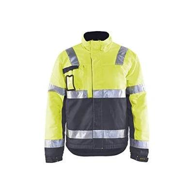 Afbeelding van Blaklader Winterjas HIgh Vis 4862 1811 Geel/Medium Grijs M