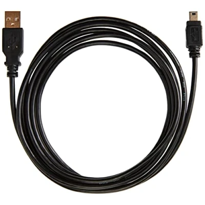 Afbeelding van PremiumCord USB 2.0 A B Mini 5 polige kabel, zwart, 2 m