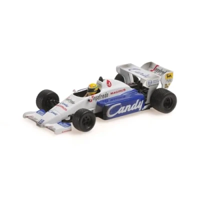 Afbeelding van Toleman Hart TG184, Senna, 2nd Monaco GP 1984, Dirty Version 1:43 Minichamps