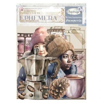 Afbeelding van Stamperia Ephemera voor scrapbooking, albums, kaarten maken, bullet journalling en meer, zelfklevende papieren uitgesneden, gemakkelijk aan te brengen, perfect hobby&#039;s, ambachten geschenken