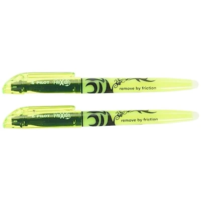 Afbeelding van Pilot 4136005B2 Frixion markeerstiften, 2 stuks, geel