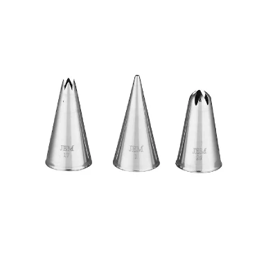 Afbeelding van PME Spuitmondjes Stippen &amp; Schelpen Set/3