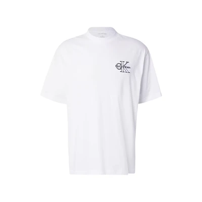 Afbeelding van Calvin Klein Jeans Seasonal Monologo TEE Tshirt basic, Heren, Maat: XS, Brilliant white