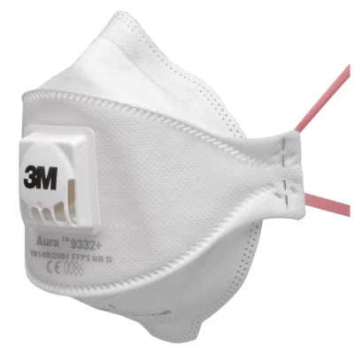 Afbeelding van 3M Aura 9332+ FFP3 Stofmasker Met Uitademventiel