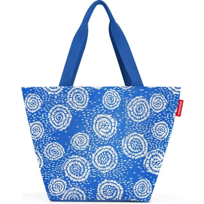 Afbeelding van Reisenthel Shopper M Handtas 15L Batik Strong Blue Blauw