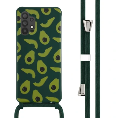 Afbeelding van Samsung Galaxy A32 (4G) Hoesje Siliconen en TPU (zacht) iMoshion Softcase/Koordhoesje/Backcover Groen Telefoonhoesje