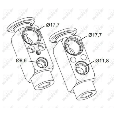Afbeelding van NRF Airco expansieklep 38477
