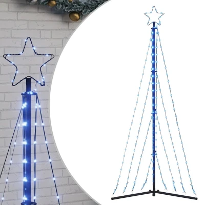 Afbeelding van vidaXL Kerstboomverlichting 339 blauwe LED&#039;s 187 cm