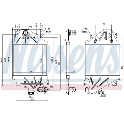 Afbeelding van Nissens Interkoeler 96791