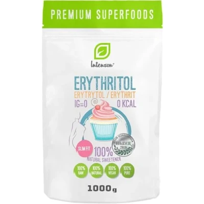 Afbeelding van Intenson Erythritol Pakket 1 x 1000g Zoetstof Suikervervanger Erythrol Minder Calorieën Voor Koffie Thee Gebak Dieet Afslanken