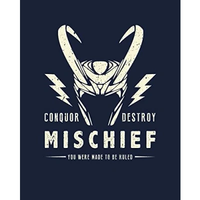 Afbeelding van Komar Artprint Loki Mischief Kinderkamer, slaapkamer, woonkamer (1 stuk)