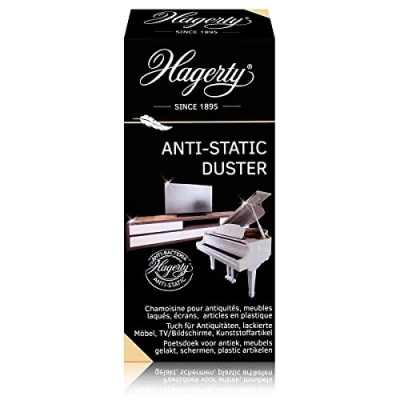 Afbeelding van HAGERTY Anti Static Duster 12 stuks I Reinigingsdoeken voor de verzorging van kwetsbare oppervlakken 100% katoen Stofdoek antistatisch glanzende finish Bescherming tegen stof 36x55 cm
