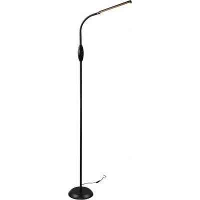 Afbeelding van REALITY TORO Vloerlamp Zwart incl. 1x SMD 5W Touch functie Aanspabare lichtkleur Flexibel