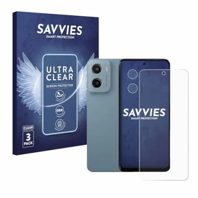 Afbeelding van Savvies Screenprotector voor Motorola Moto E15 (Voor+Camera) Folie Beschermfolie transparant (6 Stuks)