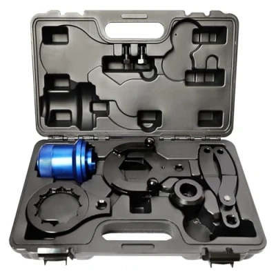 Afbeelding van LIROPAU 7 delige installatiegereedschapsset voor demontage, wiellagerinstallatie/ verwijdering Compatibel met X3 X5 X6 E70 E90 E91 E92 RWD 4WD Vervang 335040 335050 335060 335080 230020