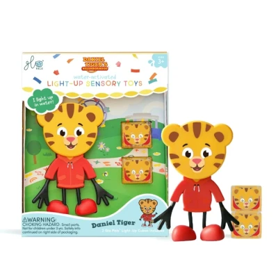Afbeelding van Glo pals Light Up Character Daniel Tiger Badspeelgoed GP FIN CHAR DTIGEER
