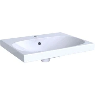 Afbeelding van Geberit Acanto wastafel 60 x 48 cm wit met kraangat/overloop
