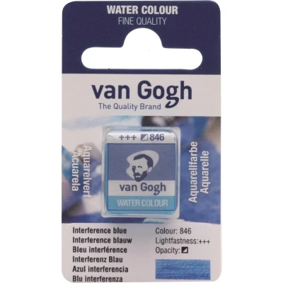 Afbeelding van Aquarelverf 846 Interference Blauw van Gogh Napje