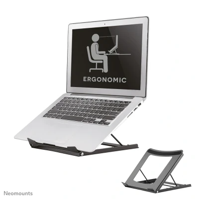 Afbeelding van NSLS075BLACK is een bureaustandaard voor notebook Zwart