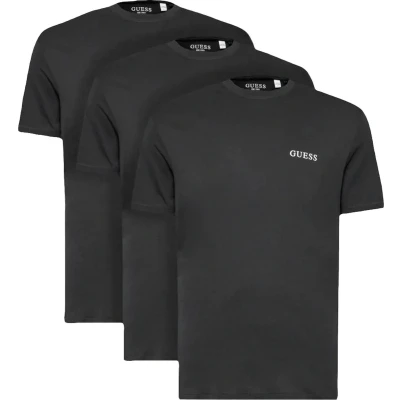 Afbeelding van Guess TEE 3 PACK Pyjamashirt, Heren, Maat: Medium, Jet black