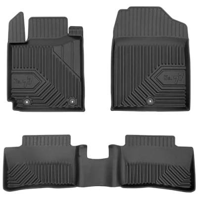 Afbeelding van MOTOS Auto Vloermatten van rubber voor Kia Picanto II 2011 2017 Verbeter uw reiscomfort met Anti Slip Mat Car No.77 alle weersomstandigheden, bescherming tegen vuil