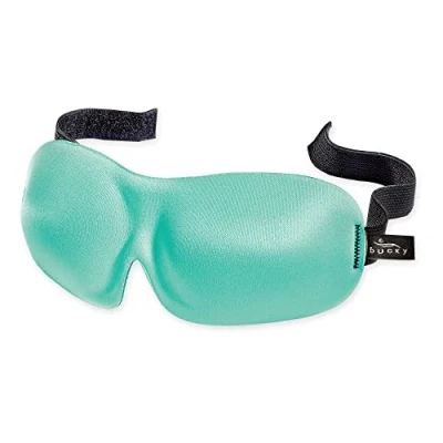 Afbeelding van Bucky 40 Knippert Geen Druk Oogmasker, Aqua, 1 count (Pack of 1), Aqua