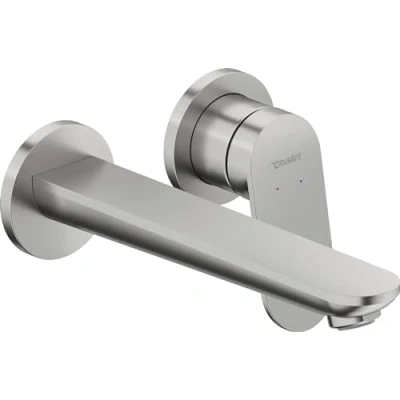 Afbeelding van Duravit Wave wastafelkraan RVS geborsteld
