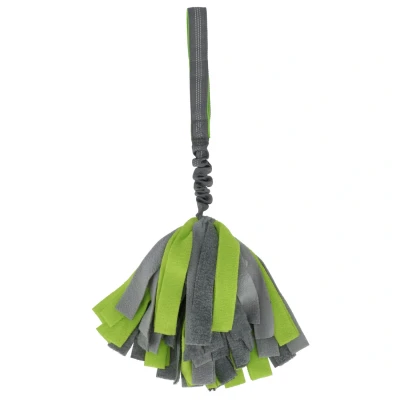 Afbeelding van Adori Fleece Tug Spider Lime&amp;Grijs Hondenspeelgoed 50 cm