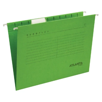Afbeelding van Hangmap Euroflex A4 V bodem groen Omdoos a 25 stuk stuks