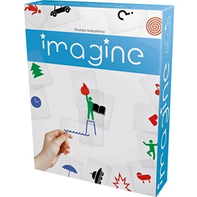 Afbeelding van Cocktail Games Imagine sfeerspel voor volwassenen en kinderen vanaf 12 jaar gezelschapsspel ter bevordering van creativiteit om met vrienden te spelen 3 tot 8 spelers 30 minuten in het
