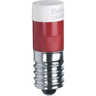 Afbeelding van HAGER BERKER LED LAMP E10 ROOD
