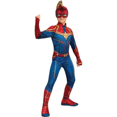 Afbeelding van Rubie&#039;s Kostuum Captain Marvel Junior Polyester Rood/blauw Mt S