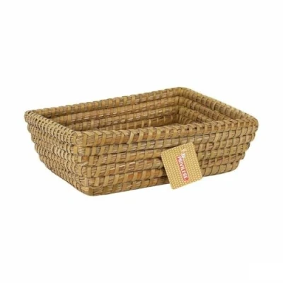 Afbeelding van Veelzijdige mand Privilege Korne Bruin vlechtwerk Rechthoekig 30 x 23 9 cm (12 Stuks)