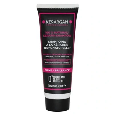 Afbeelding van Kerargan Ultra Reparerende Shampoo met Keratine voor Beschadigd en Gestrest Haar Versterkend, Gladmakend Beschermend Zonder Sulfaten, Parabenen Siliconen 75ml