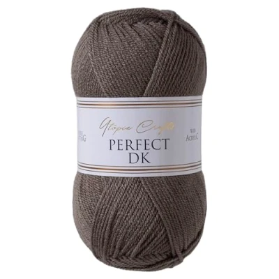 Afbeelding van Utopia Crafts DK Dubbel breigaren, 100 g (staalgrijs)