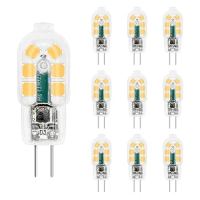 Afbeelding van afzuigkap, G4, LED, 12 V, 2 W, koudwit, 6000 K, 200 lm, komt overeen met halogeen, G4 Bi pin 10 20 ledlamp AC DC voor camper, keuken, niet dimbaar, stuks
