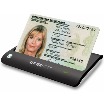 Afbeelding van Reiner SCT cyberJack RFID basis smart card reader Zwart USB 2.0