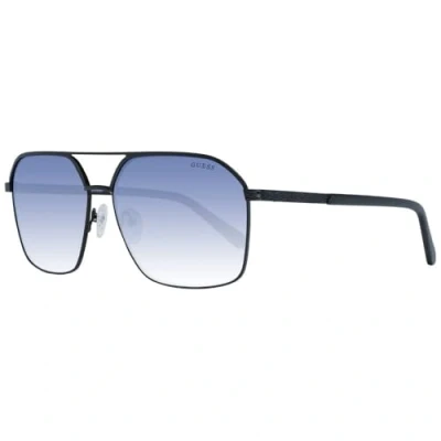 Afbeelding van Guess GF5081 01W zwart blauw gradiënt gespiegelde zonnebril Sunglasses