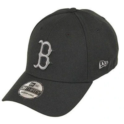 Afbeelding van New Era Red Sox 39thirty Stretch Cap Mlb Essential Black/Grey M L