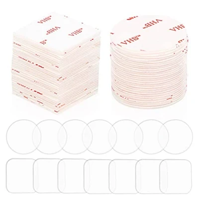 Afbeelding van Dubbelzijdig plakband, transparant, wasbaar, zonder sporen, nano, multifunctioneel, afneembaar, antislip, herbruikbaar, 120 stuks, voor het repareren van tapijten
