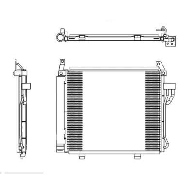 Afbeelding van Condensor, airconditioning NRF 35992