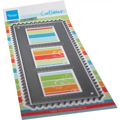 Afbeelding van Marianne D Craftable Slimline 3 vierkanten CR1585 110x260mm