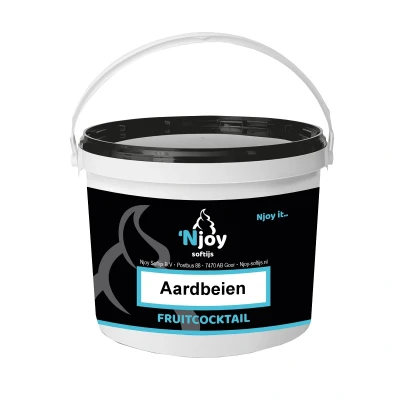 Afbeelding van NJOY Aardbeien Fruitcocktail (1kg)