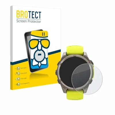 Afbeelding van BROTECT Screenprotector voor Garmin Fenix 8 Solar (47 mm) Folie Beschermfolie Beschermglas matte