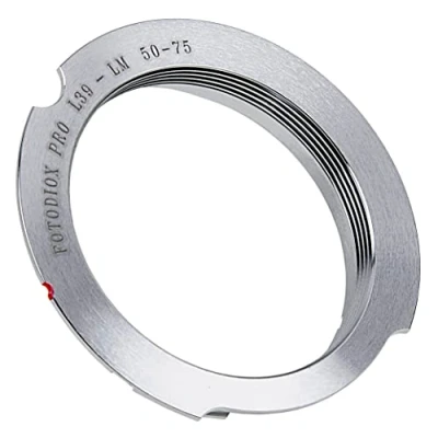 Afbeelding van Fotodiox Pro 6 bits lensadapter compatibel met M39/L39 (50/75mm Frame Line) lenzen op Leica M Mount camera&#039;s