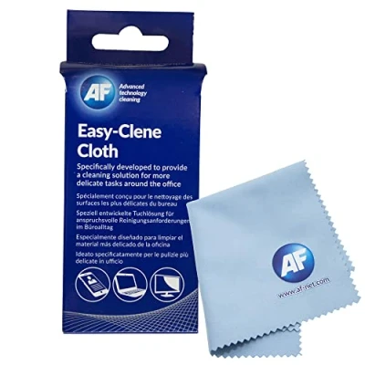Afbeelding van AF Easy Clene — Hoogwaardige lensbril en schermreinigingsdoekje herbruikbaar wasbaar. Gebruik met/zonder oplossing 1x doek 17 cm x 15 blauw XMIF001