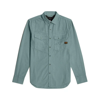 Afbeelding van G STAR Dakota Overhemd, Heren, Maat: Medium, Bolt grey gd