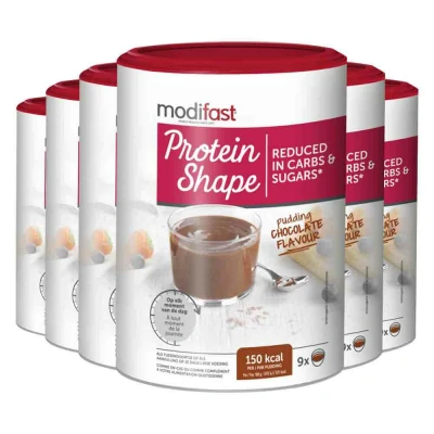 Afbeelding van 6x Modifast Protein Shape Pudding Chocolade 405 gr