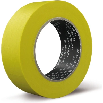 Afbeelding van Technotape afplakband SPX geel 38 mm rol 50 m