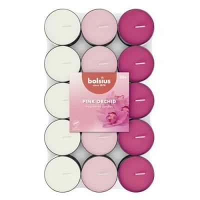 Afbeelding van Bolsius Geurtheelicht 30 stuks per verpakking Orchid Scented
